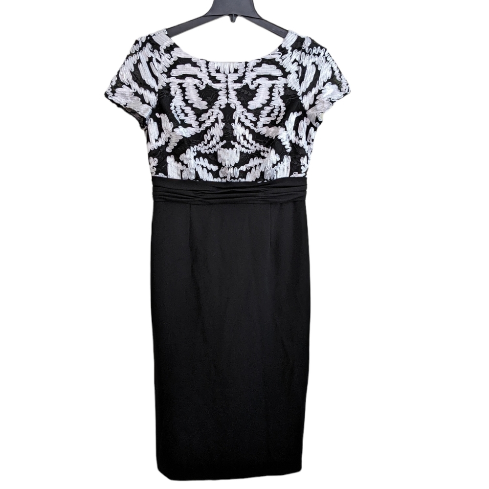 J S Collections Boat Neck Dress Size 10